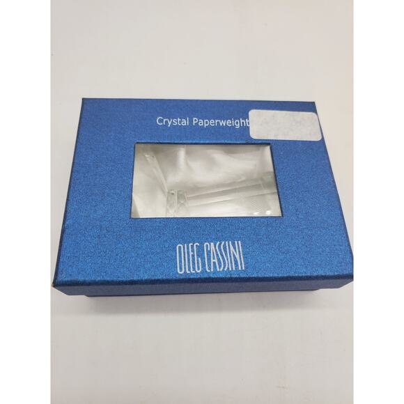 Cowboy Boot Cyrstal Paperweight by Oleg Cassini - Picture 2 of 5